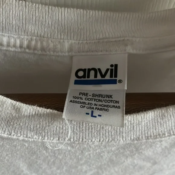 Alaska Unisex White Short Sleeve Polar Bear T-Shirt Size Large - Picture 4 of 4